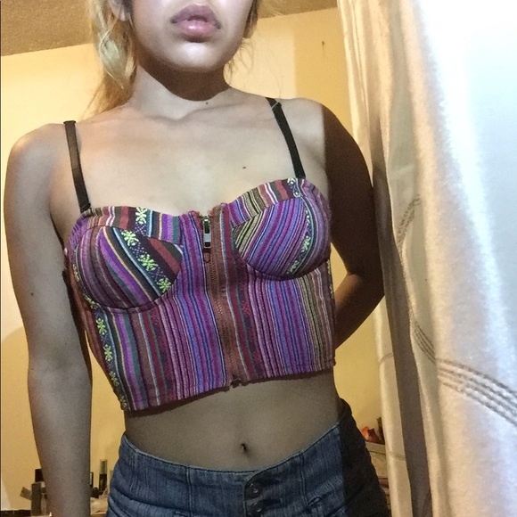 Forever 21 Tops - Forever 21 Bustier Crop Top